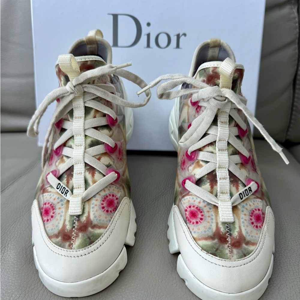 Dior Women's Multicolor Patterned Sneakers